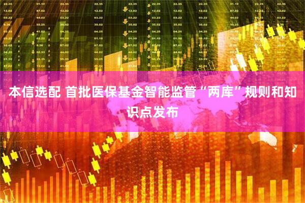 本信选配 首批医保基金智能监管“两库”规则和知识点发布