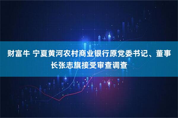 财富牛 宁夏黄河农村商业银行原党委书记、董事长张志旗接受审查调查
